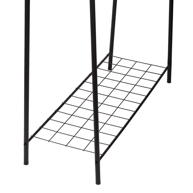 Casa si Gradina - Mobilier - Organizare si depozitare - Umerase si valeti - Cuier, Hanah Home, metal, negru, 144.5x32.5x89 cm - Infinity.ro