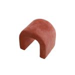 Casa si Gradina - Mobilier - Scaune si fotolii - Tabureti - Taburet, Atelier Del Sofa, catifea, coral, 51x46x45 cm - Infinity.ro