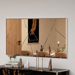 Casa si Gradina - Decoratiuni - Oglinzi - Oglinda, Hanah Home, mdf, bronz, 60x120x2.2 cm - Infinity.ro