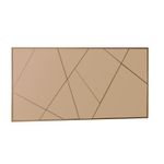 Casa si Gradina - Decoratiuni - Oglinzi - Oglinda, Hanah Home, mdf, bronz, 60x120x2.2 cm - Infinity.ro