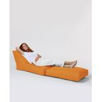 Casa si Gradina - Gradina si terasa - Mobilier exterior - Scaune si sezlonguri gradina - Fotoliu tip bean bag de gradina, Hanah Home, poliester impermeabil, portocaliu, 60x117x50 cm - Infinity.ro