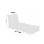 Casa si Gradina - Gradina si terasa - Mobilier exterior - Scaune si sezlonguri gradina - Fotoliu tip bean bag de gradina, Hanah Home, poliester impermeabil, portocaliu, 60x117x50 cm - Infinity.ro