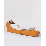 Casa si Gradina - Gradina si terasa - Mobilier exterior - Scaune si sezlonguri gradina - Fotoliu tip bean bag de gradina, Hanah Home, poliester impermeabil, portocaliu, 60x117x50 cm - Infinity.ro