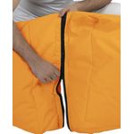 Casa si Gradina - Gradina si terasa - Mobilier exterior - Scaune si sezlonguri gradina - Fotoliu tip bean bag de gradina, Hanah Home, poliester impermeabil, portocaliu, 60x117x50 cm - Infinity.ro