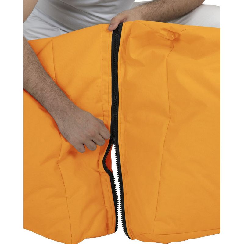 Casa si Gradina - Gradina si terasa - Mobilier exterior - Scaune si sezlonguri gradina - Fotoliu tip bean bag de gradina, Hanah Home, poliester impermeabil, portocaliu, 60x117x50 cm - Infinity.ro
