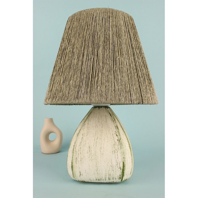 Casa si Gradina - Corpuri si surse de iluminat - Veioze si lampi - Veioze - Veioza, Opviq, ceramica, verde, 25x20x35 cm - Infinity.ro