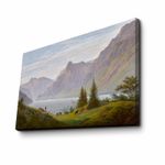 Casa si Gradina - Decoratiuni - Tablouri - Tablou decorativ pe panza, Wallxpert, panza piele de caprioara, multicolor, 45x70 cm, rama lemn, 249CVT1437 - Infinity.ro