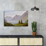 Casa si Gradina - Decoratiuni - Tablouri - Tablou decorativ pe panza, Wallxpert, panza piele de caprioara, multicolor, 45x70 cm, rama lemn, 249CVT1437 - Infinity.ro