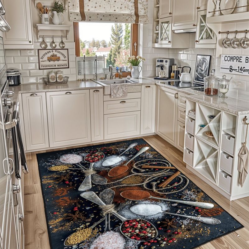 Casa si Gradina - Textile si covoare - Covoare - Covorase intrare - Covoras de hol, Conceptum Hypnose, multicolor, 80x200 cm, 100% poliester, antiderapant, 476HFT1118 - Infinity.ro