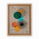 Casa si Gradina - Decoratiuni - Tablouri - Tablou decorativ, Wallxpert, 100% iuta, multicolor, 46x66 cm - Infinity.ro