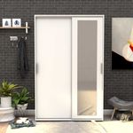 Casa si Gradina - Mobilier - Dulapuri si sifoniere - Dulapuri - Dulap hol, Hanah Home, pal melaminat, alb, 120x38x187 cm - Infinity.ro
