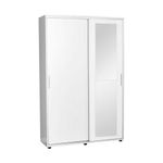 Casa si Gradina - Mobilier - Dulapuri si sifoniere - Dulapuri - Dulap hol, Hanah Home, pal melaminat, alb, 120x38x187 cm - Infinity.ro