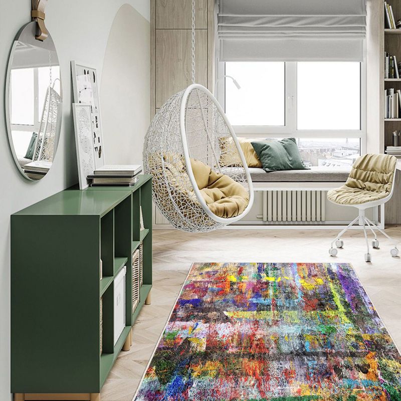 Casa si Gradina - Textile si covoare - Covoare - Covorase intrare - Covoras de intrare, Conceptum Hypnose, multicolor, 80x150 cm, 100% poliester, antiderapant, 593HFT1502 - Infinity.ro