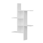 Casa si Gradina - Mobilier - Biblioteci si rafturi - Rafturi - Raft de perete, Hanah Home, panou de particule acoperit cu melamina, alb, 68x20x113 cm - Infinity.ro