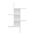 Casa si Gradina - Mobilier - Biblioteci si rafturi - Rafturi - Raft de perete, Hanah Home, panou de particule acoperit cu melamina, alb, 68x20x113 cm - Infinity.ro
