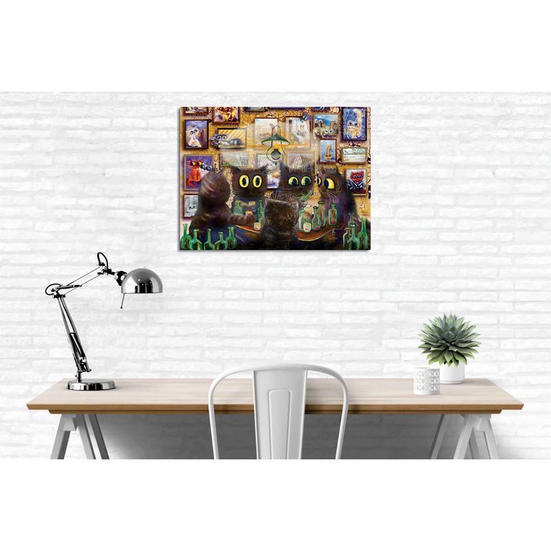 Casa si Gradina - Decoratiuni - Tablouri - Tablou decorativ, Wallxpert, multicolor, 30x40 cm, bumbac si poliester, rama lemn, 489GWN1191 - Infinity.ro