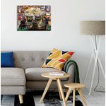 Casa si Gradina - Decoratiuni - Tablouri - Tablou decorativ, Wallxpert, multicolor, 30x40 cm, bumbac si poliester, rama lemn, 489GWN1191 - Infinity.ro
