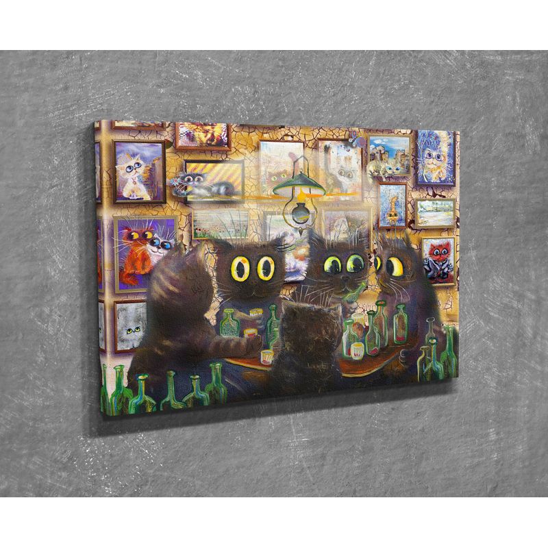 Casa si Gradina - Decoratiuni - Tablouri - Tablou decorativ, Wallxpert, multicolor, 30x40 cm, bumbac si poliester, rama lemn, 489GWN1191 - Infinity.ro