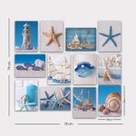 Casa si Gradina - Decoratiuni - Tablouri - Set tablouri decorative, Wallxpert, mdf, multicolor, 20x15 cm, 12 bucati, 364LUL1466 - Infinity.ro