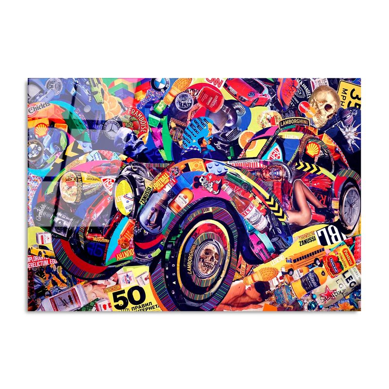 Casa si Gradina - Decoratiuni - Tablouri - Tablou decorativ, Wallxpert, sticla calita, multicolor, 70x100 cm, 123BZM2221 - Infinity.ro