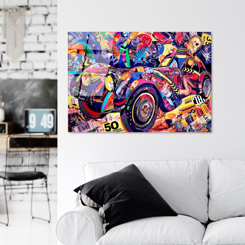 Casa si Gradina - Decoratiuni - Tablouri - Tablou decorativ, Wallxpert, sticla calita, multicolor, 70x100 cm, 123BZM2221 - Infinity.ro