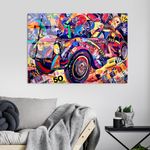 Casa si Gradina - Decoratiuni - Tablouri - Tablou decorativ, Wallxpert, sticla calita, multicolor, 70x100 cm, 123BZM2221 - Infinity.ro