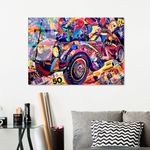 Casa si Gradina - Decoratiuni - Tablouri - Tablou decorativ, Wallxpert, sticla calita, multicolor, 70x100 cm, 123BZM2221 - Infinity.ro