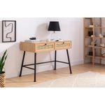 Casa si Gradina - Mobilier - Mese si birouri - Birouri - Birou, Hanah Home, pal melaminat, natural, 107x58x83 cm - Infinity.ro