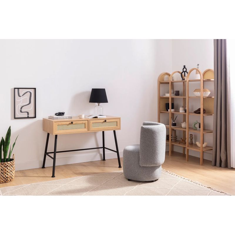 Casa si Gradina - Mobilier - Mese si birouri - Birouri - Birou, Hanah Home, pal melaminat, natural, 107x58x83 cm - Infinity.ro