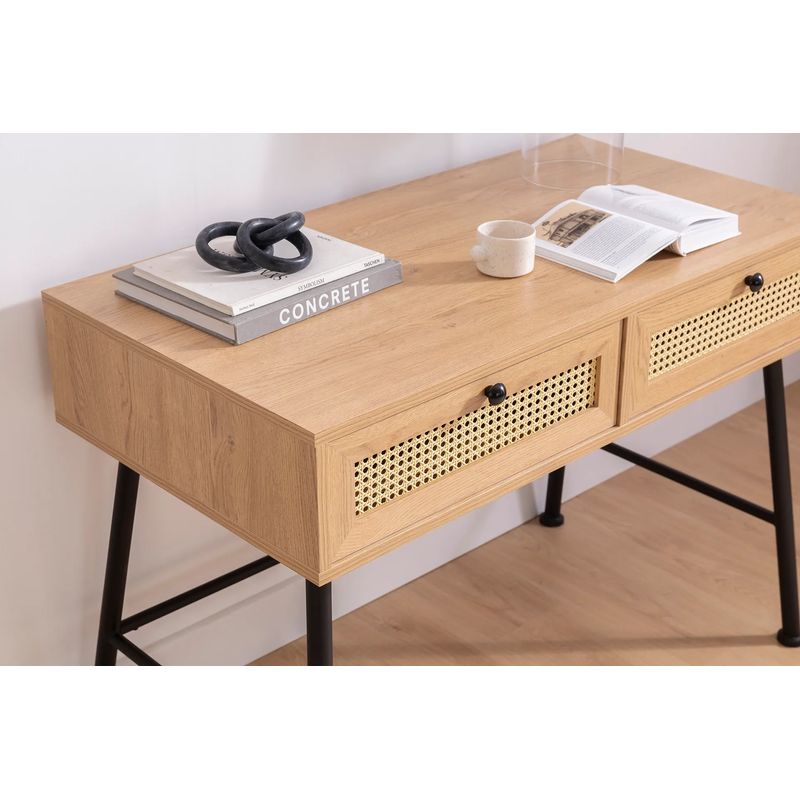 Casa si Gradina - Mobilier - Mese si birouri - Birouri - Birou, Hanah Home, pal melaminat, natural, 107x58x83 cm - Infinity.ro