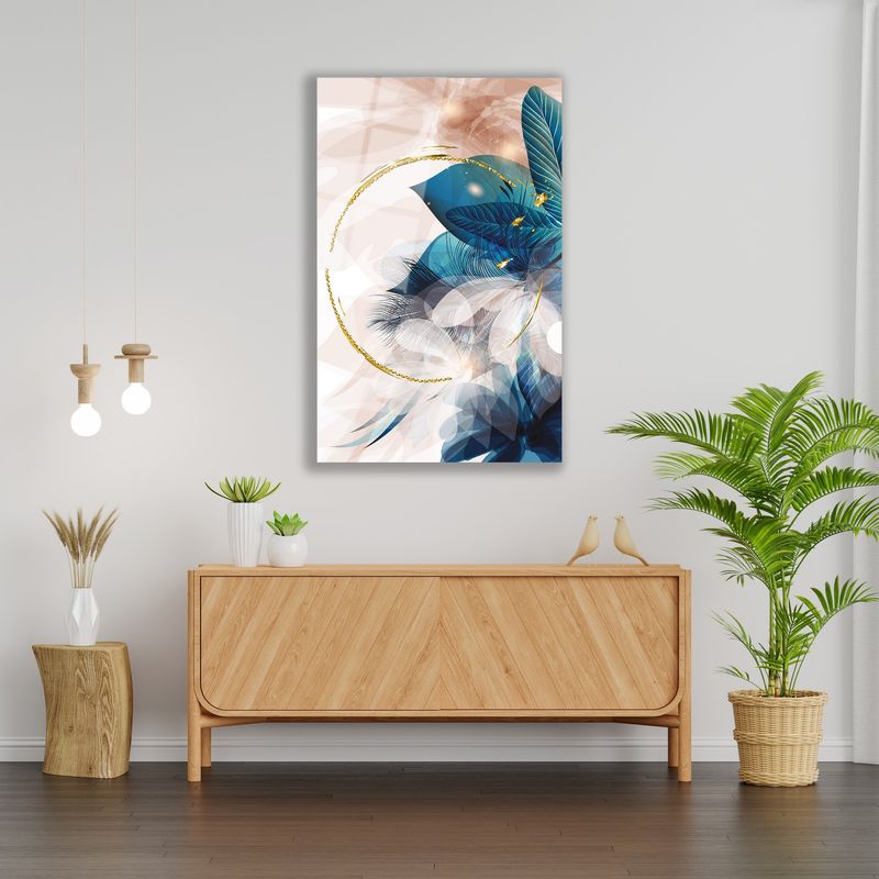 Casa si Gradina - Decoratiuni - Tablouri - Tablou decorativ, Wallxpert, sticla temperata, multicolor, 72x46 cm, 221JRS1649 - Infinity.ro