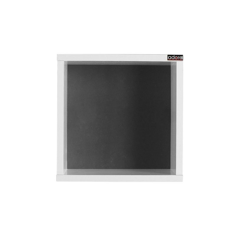 Casa si Gradina - Mobilier - Biblioteci si rafturi - Etajere - Etajera, Hanah Home, PAL melaminat, alb diamant, 33x33x19 cm - Infinity.ro