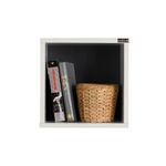 Casa si Gradina - Mobilier - Biblioteci si rafturi - Etajere - Etajera, Hanah Home, PAL melaminat, alb diamant, 33x33x19 cm - Infinity.ro