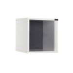 Casa si Gradina - Mobilier - Biblioteci si rafturi - Etajere - Etajera, Hanah Home, PAL melaminat, alb diamant, 33x33x19 cm - Infinity.ro