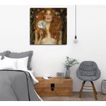 Casa si Gradina - Decoratiuni - Tablouri - Tablou canvas decorativ, Wallxpert, 100% panza, multicolor, 45x45 cm, rama lemn, 684GST1103 - Infinity.ro