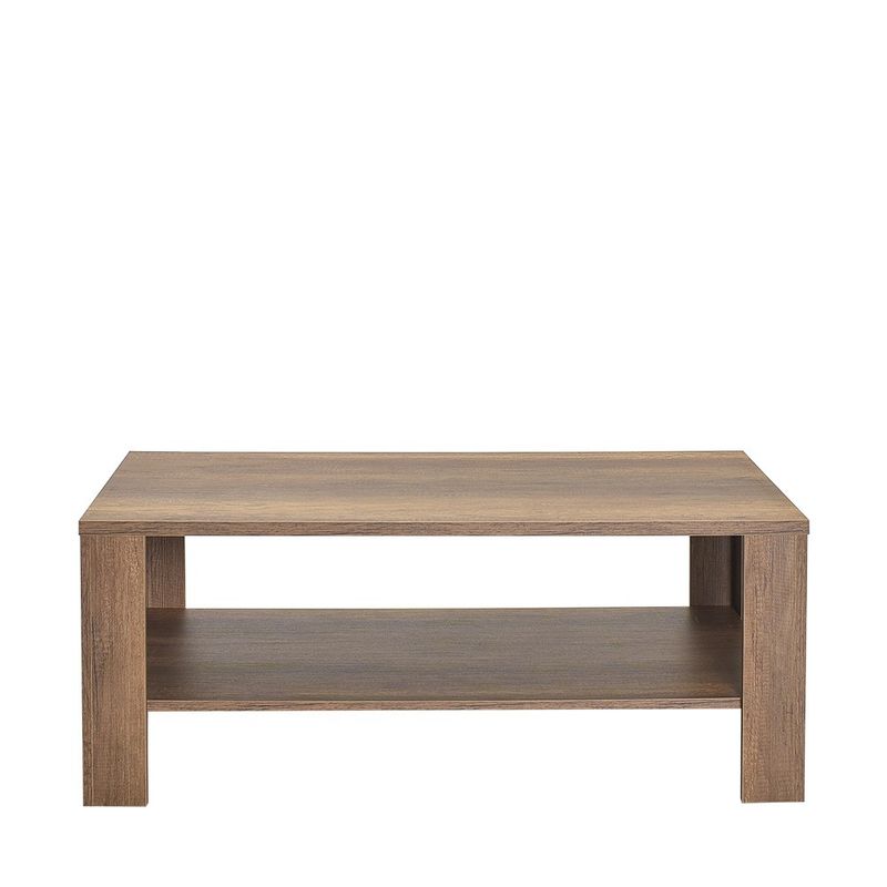 Casa si Gradina - Mobilier - Mese si birouri - Masute de cafea - Masuta de cafea, Hanah Home, panou de particule melaminat, nuc, 110x65x42 cm - Infinity.ro