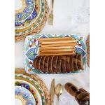 Casa si Gradina - Bucatarie si vesela - Vesela si tacamuri - Farfurii si boluri - Farfurie de serviciu, Hermia, ceramica, multicolor, 34x25 cm - Infinity.ro