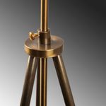 Casa si Gradina - Corpuri si surse de iluminat - Veioze si lampi - Lampadare - Lampadar, Opviq, metal, vintage maro deschis, 65x65x165 cm - Infinity.ro