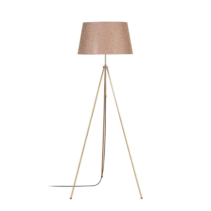 Casa si Gradina - Corpuri si surse de iluminat - Veioze si lampi - Lampadare - Lampadar, Opviq, metal, vintage maro deschis, 65x65x165 cm - Infinity.ro