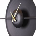 Casa si Gradina - Decoratiuni - Ceasuri - Ceas de perete decorativ, Wallxpert, otel, negru, 36x99 cm - Infinity.ro