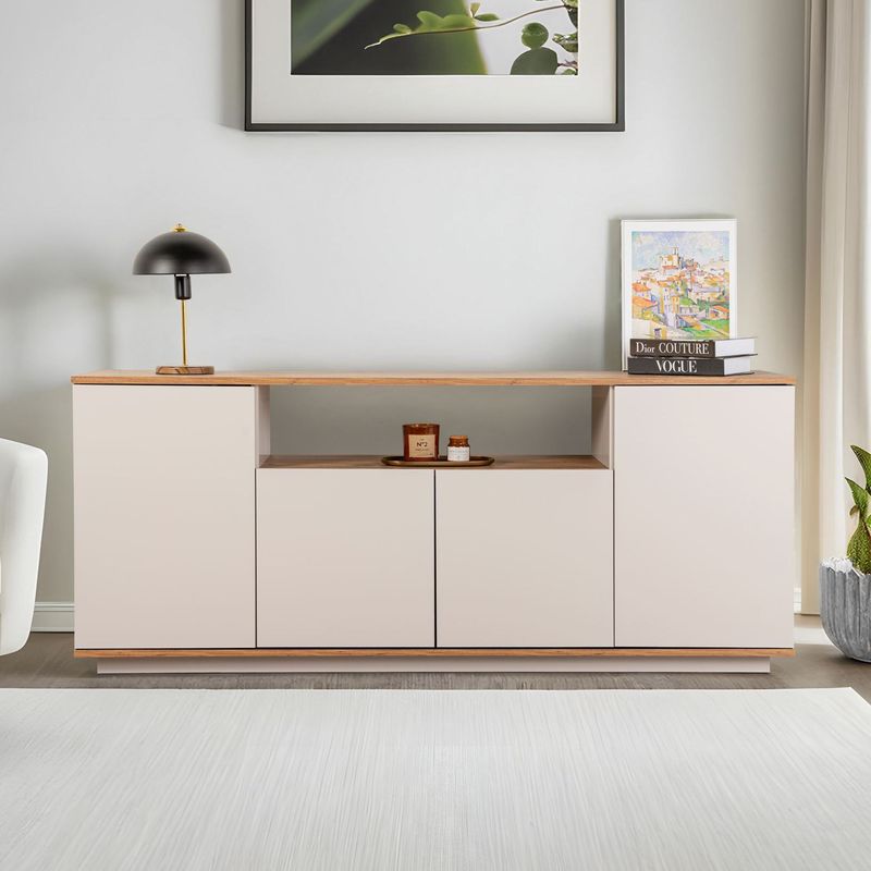 Casa si Gradina - Mobilier - Comode si corpuri - Console - Consola, Hanah Home, pal melaminat, casmir si pin atlantic, 180x44.5x75 cm - Infinity.ro
