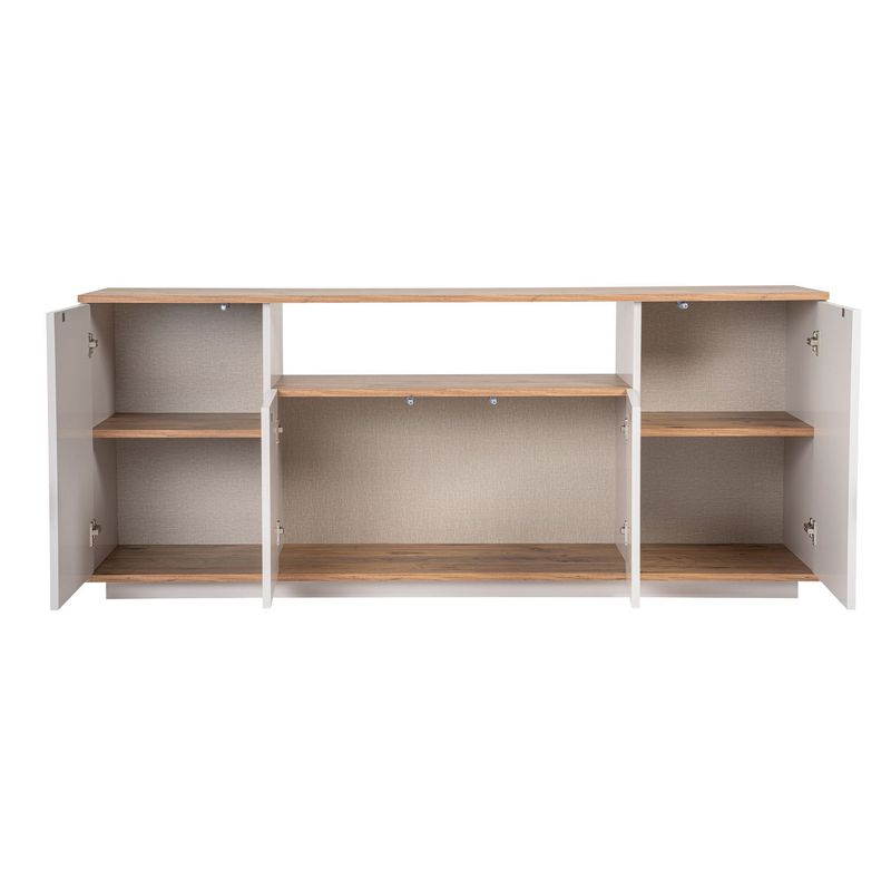Casa si Gradina - Mobilier - Comode si corpuri - Console - Consola, Hanah Home, pal melaminat, casmir si pin atlantic, 180x44.5x75 cm - Infinity.ro