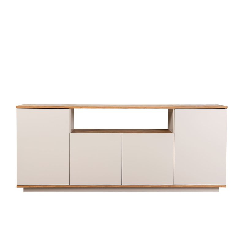 Casa si Gradina - Mobilier - Comode si corpuri - Console - Consola, Hanah Home, pal melaminat, casmir si pin atlantic, 180x44.5x75 cm - Infinity.ro