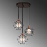 Casa si Gradina - Corpuri si surse de iluminat - Lustre si pendule - Candelabru, Opviq, fier, negru, 40x113 cm - Infinity.ro