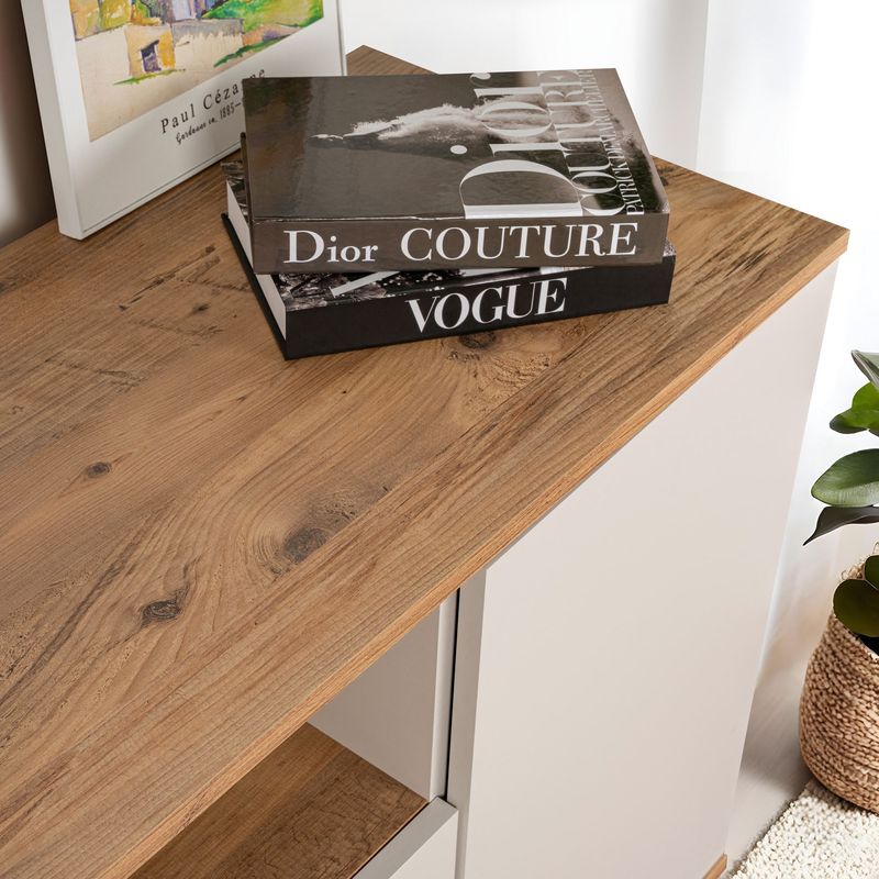 Casa si Gradina - Mobilier - Comode si corpuri - Console - Consola, Hanah Home, pal melaminat, casmir si pin atlantic, 180x44.5x75 cm - Infinity.ro