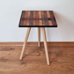 Casa si Gradina - Mobilier - Mese si birouri - Masute de cafea - Masuta laterala, Hanah Home, mdf, maro camel, 35x35x42 cm - Infinity.ro