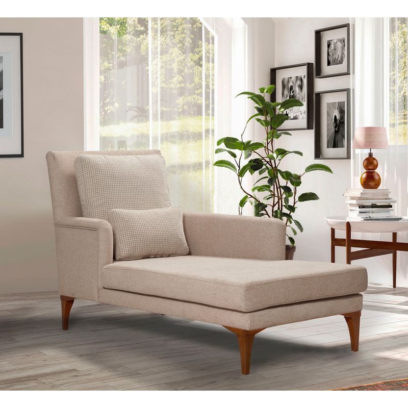 Casa si Gradina - Mobilier - Canapele si coltare - Canapele - Canapea de zi, Atelier Del Sofa, lemn de fag, crem, 79x167x100 cm - Infinity.ro