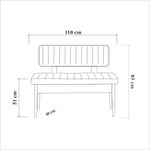 Casa si Gradina - Mobilier - Seturi de mobilier - Seturi mese si scaune - Set masa extensibila cu scaune, Hanah Home, PAL melaminat, nuc soho, 130x80x77 cm - Infinity.ro