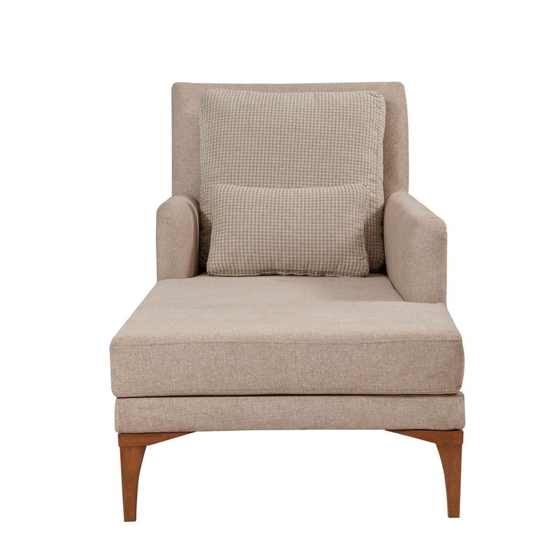 Casa si Gradina - Mobilier - Canapele si coltare - Canapele - Canapea de zi, Atelier Del Sofa, lemn de fag, crem, 79x167x100 cm - Infinity.ro