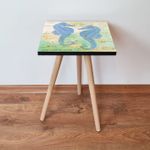 Casa si Gradina - Mobilier - Mese si birouri - Mese living - Masuta laterala, Hanah Home, mdf, multicolor, 35x35x42 cm, 481LNA1924 - Infinity.ro